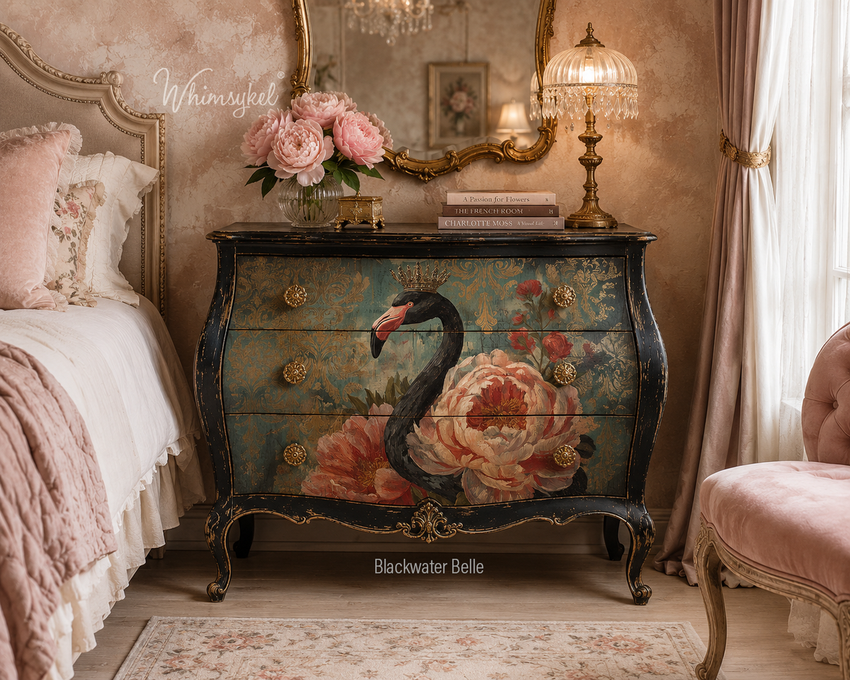 Blackwater Belle | 18 lb Whimsykel designs Decoupage Tissue Paper | 21x29 in
