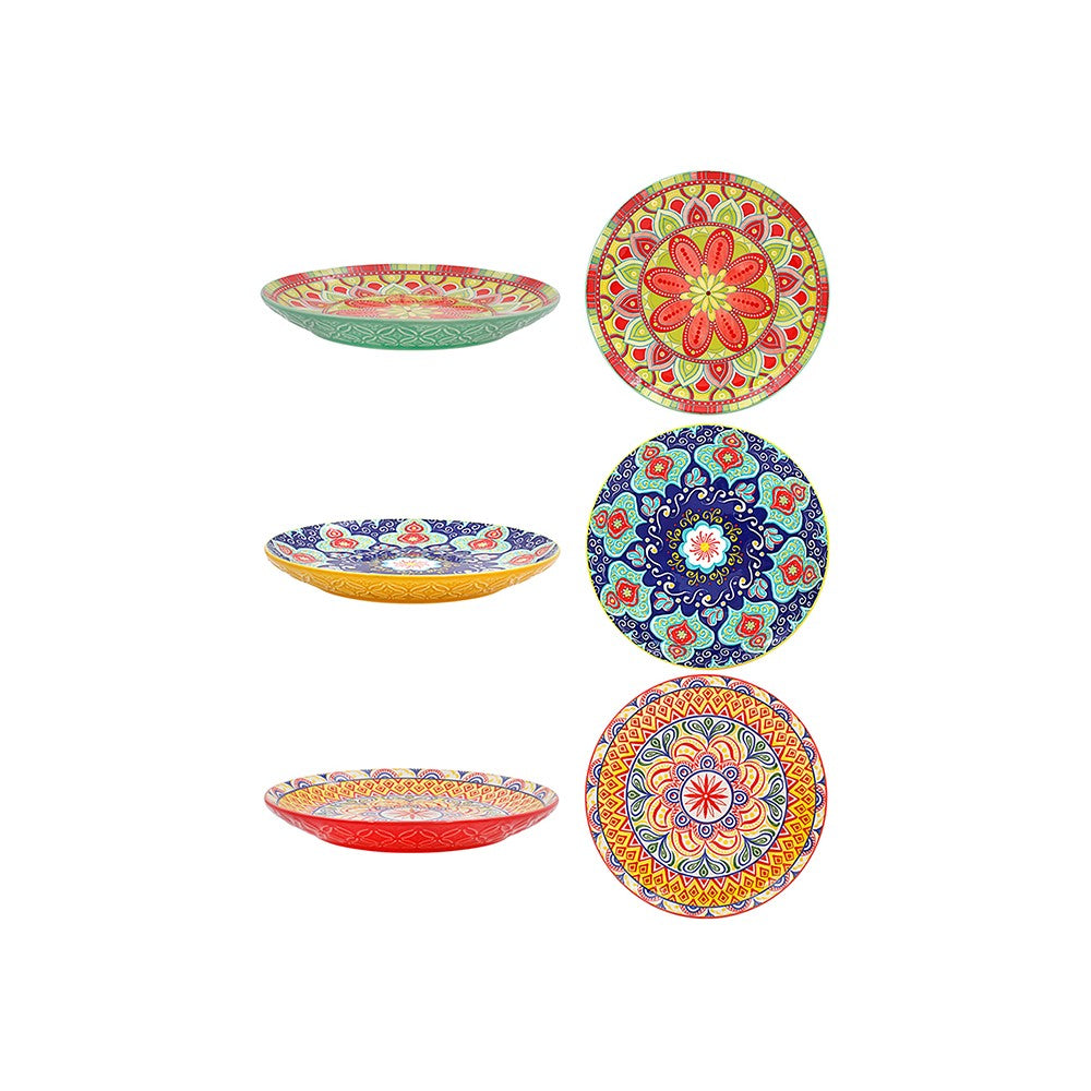 Tuscany Mandala Plate Small - Choice of 3 Colours and Patterns