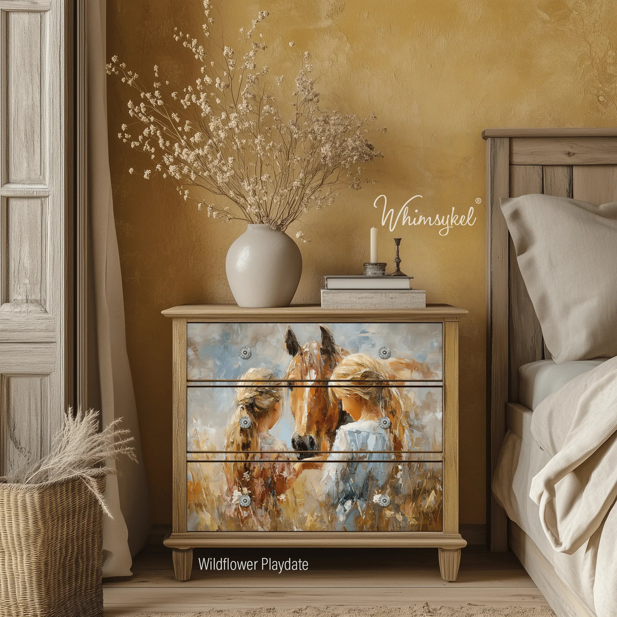 Wildflower Playdate Whimsykel Designs Decoupage Tissue Paper Art Supplies for DIY Crafts