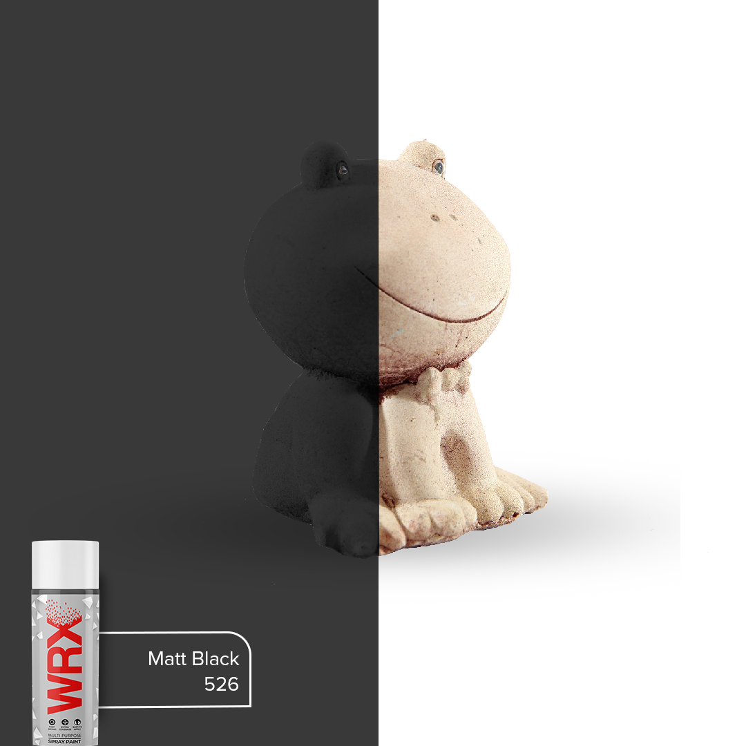 WRX SPRAY PAINT MULTI PURPORSE | 526 MATT BLACK