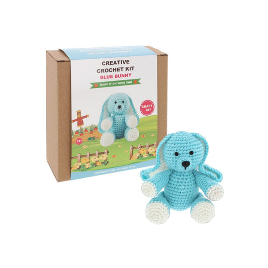 Creative Crochet Blue Bunny