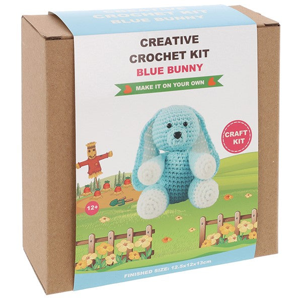 Creative Crochet Blue Bunny