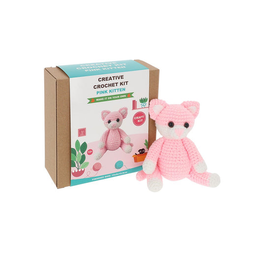 Creative Crochet Pink Kitten
