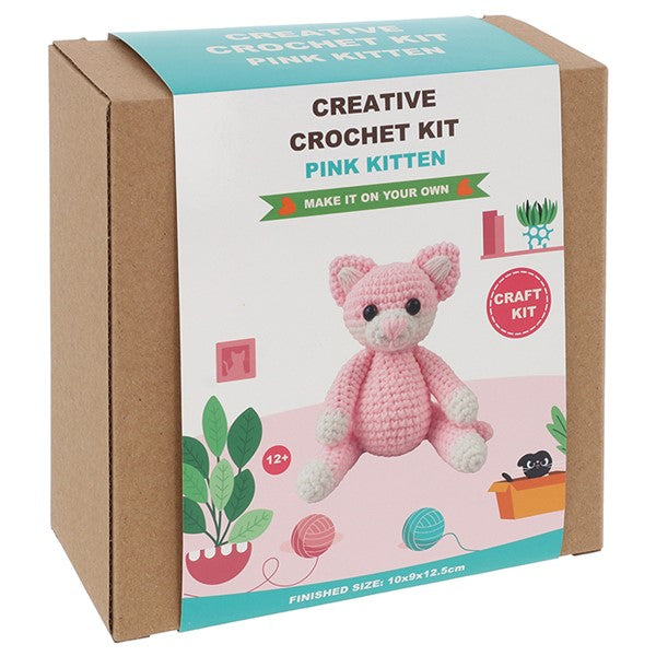 Creative Crochet Pink Kitten