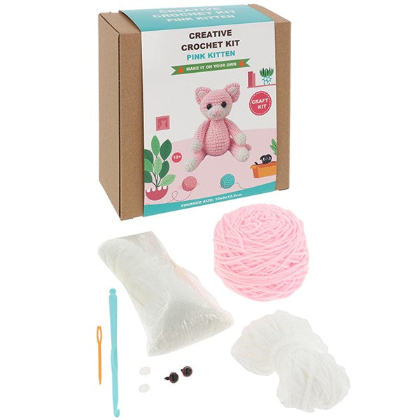 Creative Crochet Pink Kitten