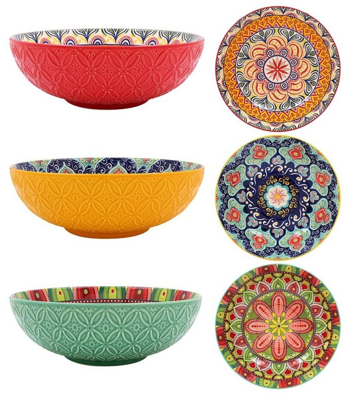 Tuscany Bowl 26cm 3 Assorted Designs - Style 1