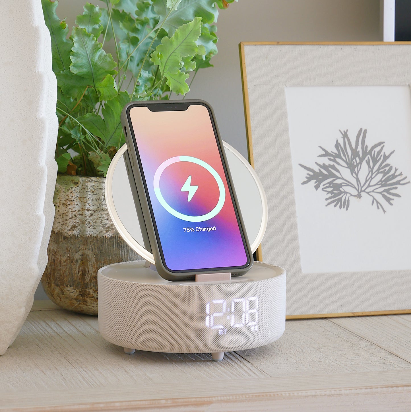 Glow Alarm Clock Bluetooth Speaker