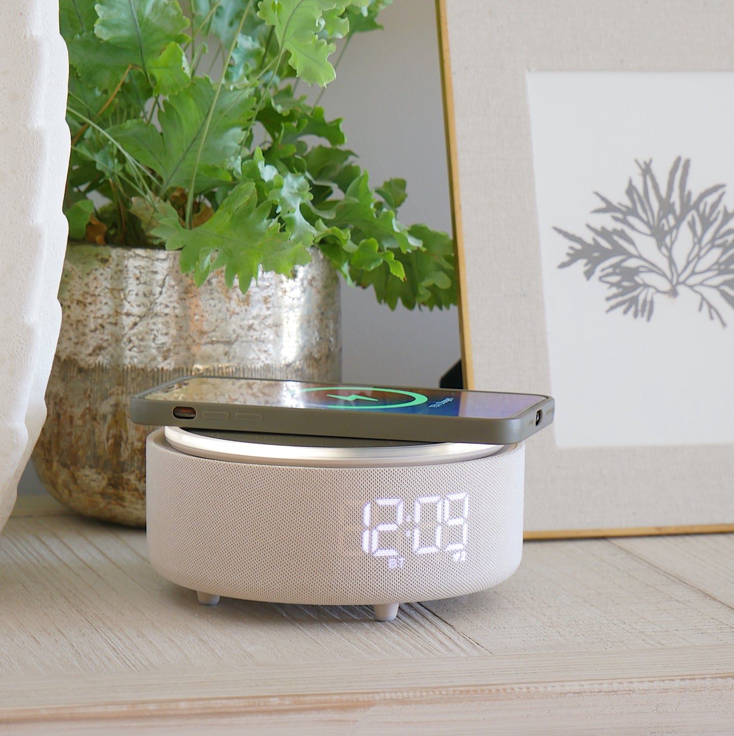 Glow Alarm Clock Bluetooth Speaker
