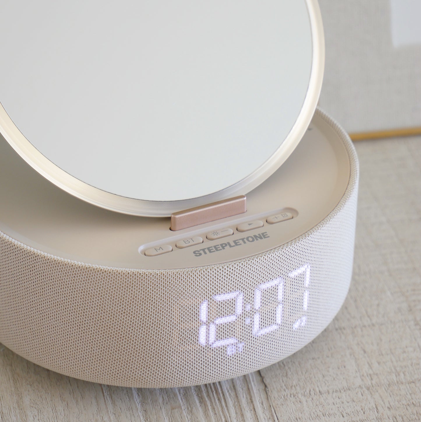 Glow Alarm Clock Bluetooth Speaker
