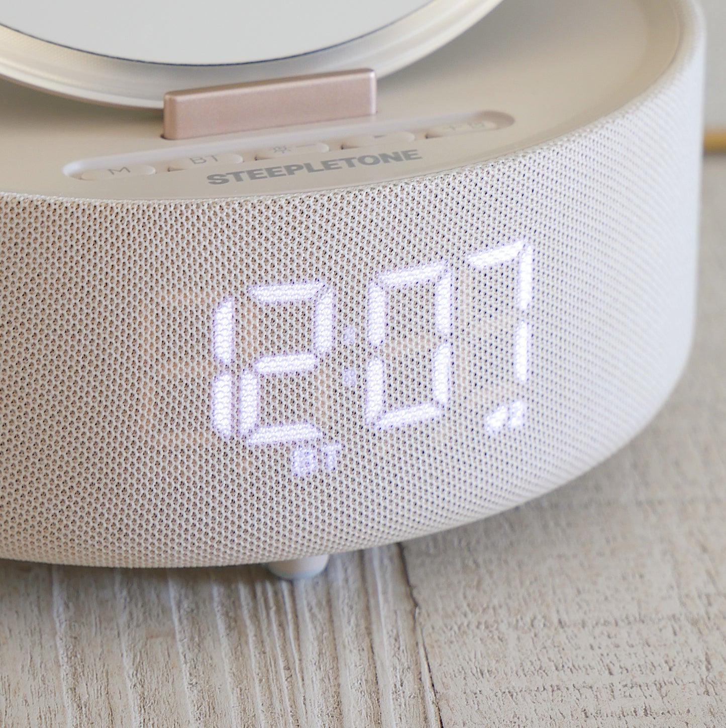 Glow Alarm Clock Bluetooth Speaker
