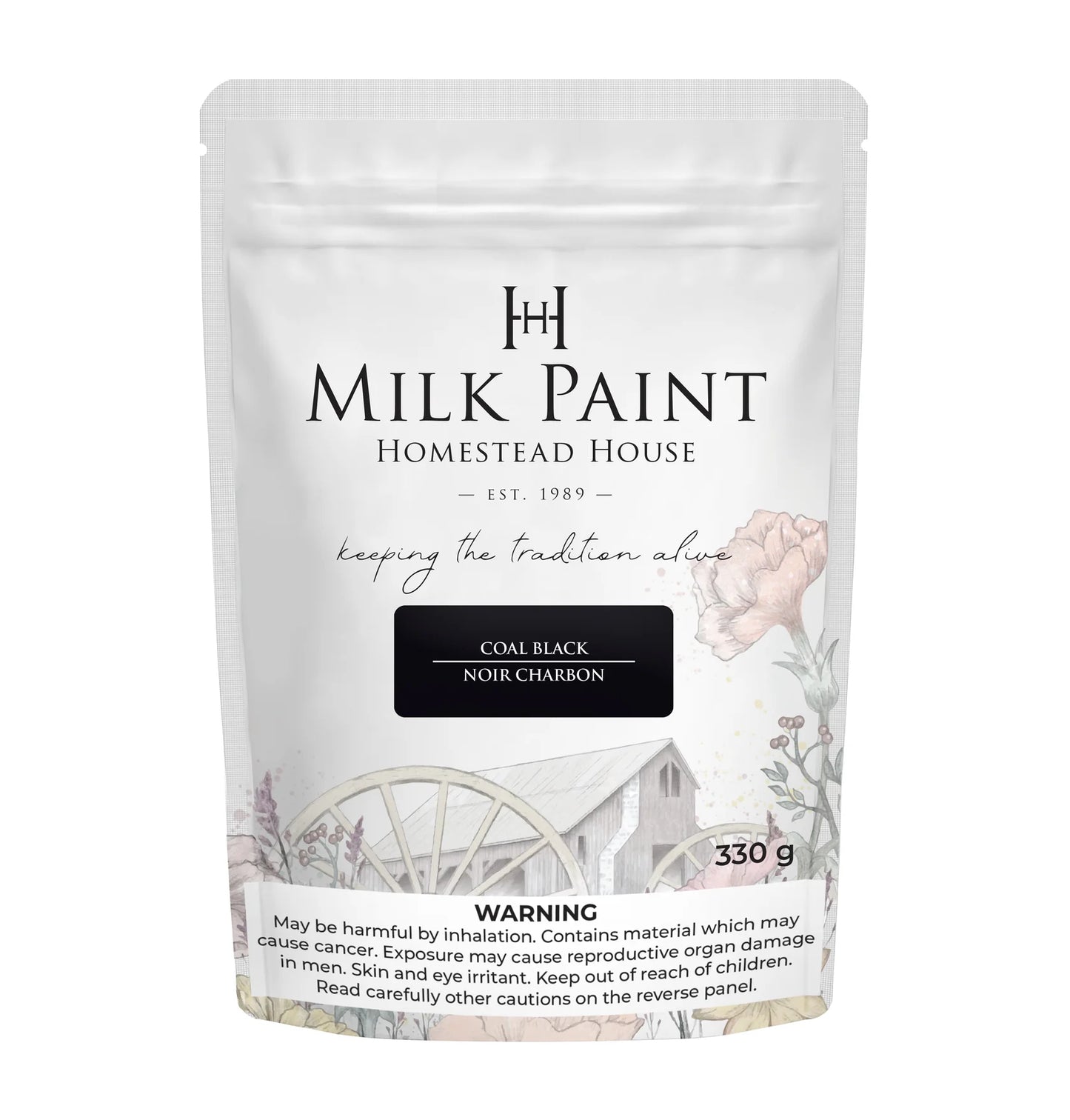 Milk paint by Homestead House - COAL BLACK