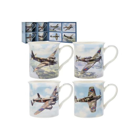 Classic planes mug set