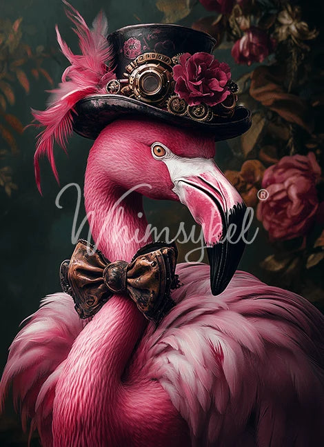 Pink Flamingear Whimsykel Designs Decoupage Tissue Paper Art Supplies for DIY Crafts