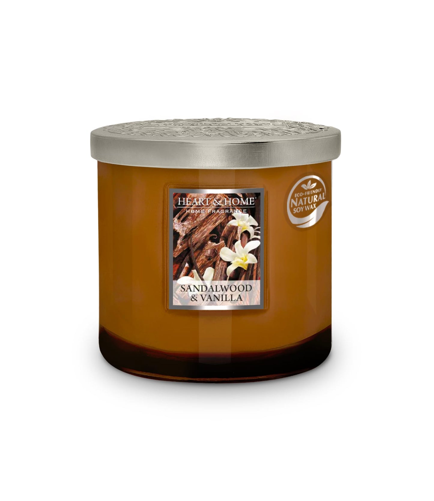 Heart and Home - Twin Wick Candle - Sandalwood & Vanilla