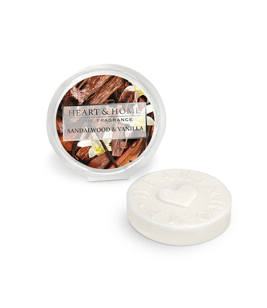 Heart and Home - Wax Melt - Sandalwood & Vanilla