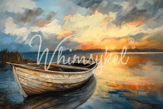 Sunset Hideaway Whimsykel Designs Decoupage Tissue Paper Art Supplies for DIY Crafts