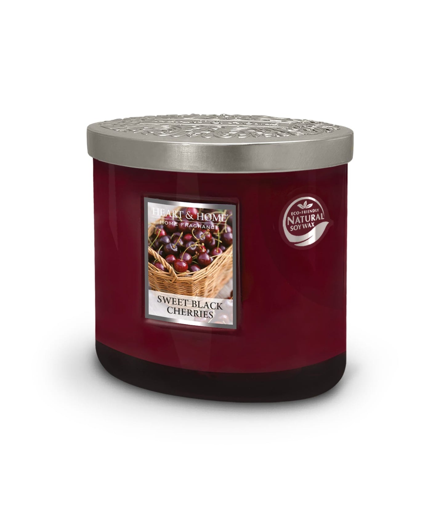 Heart and Home - Twin Wick Candle - Sweet Black Cherries