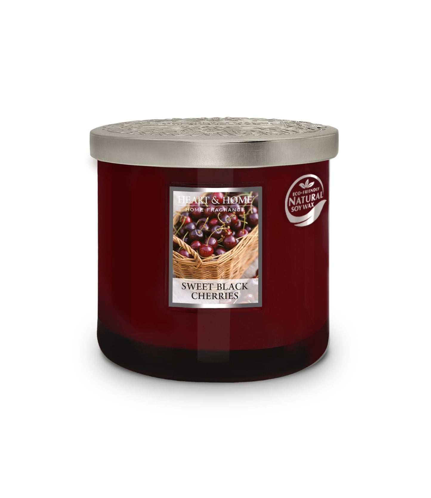 Heart and Home - Twin Wick Candle - Sweet Black Cherries