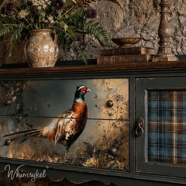 The Visitor| 18 lb Whimsykel Decoupage Tissue Paper | 29x21 in
