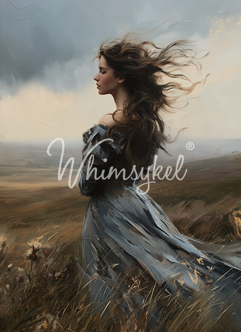 Waiting | 18 lb Whimsykel Decoupage Tissue Paper | 21x29 Inches