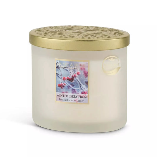 Heart and Home - Twin Wick Candle - Winter Berry Frost