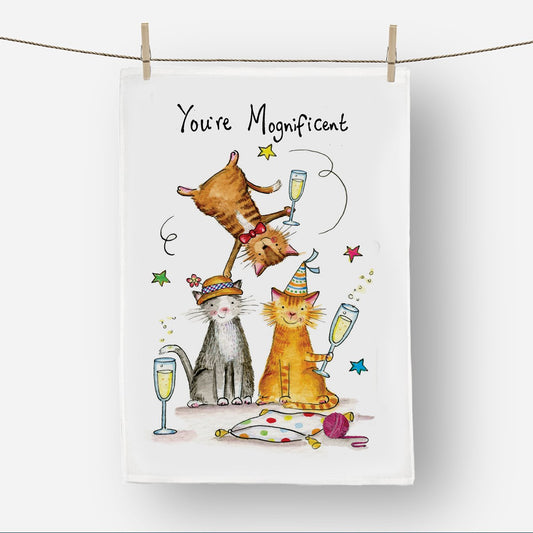 Mognificent Tea Towel