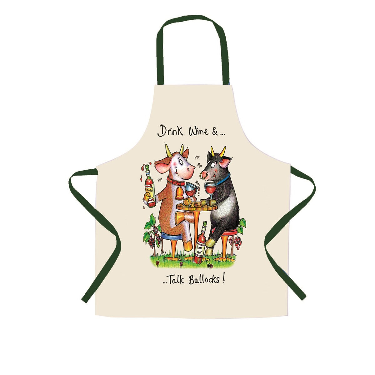 Drink Wine & Talk Bullocks Apron